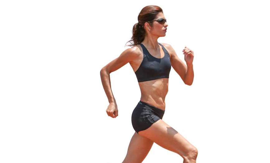 woman running
